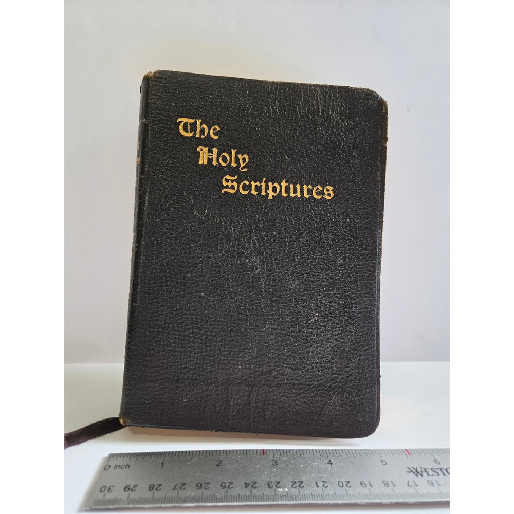1956 The Holy Scriptures Masoretic Text Jewish Publication Society Leather Book